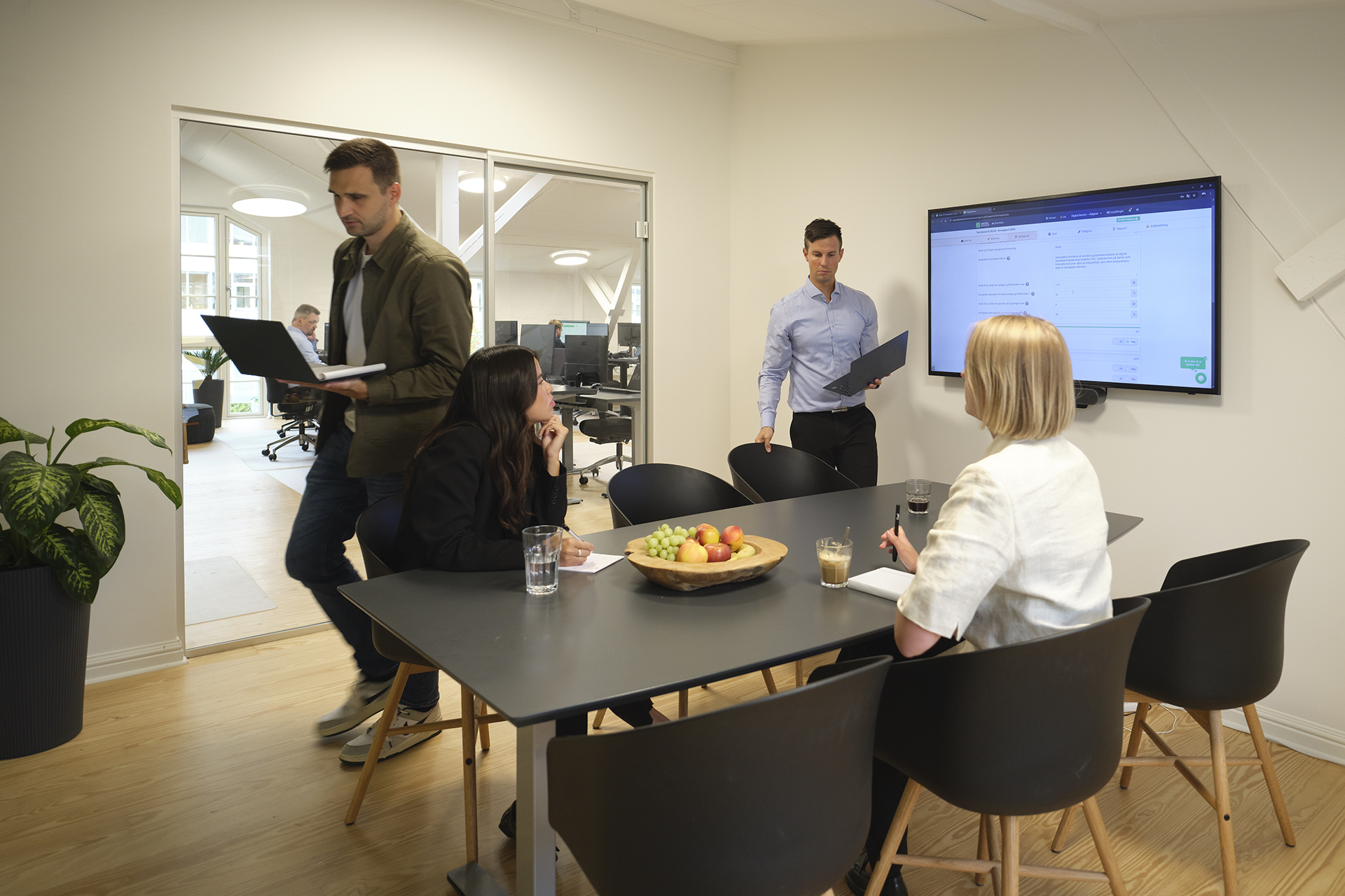 Reportability-teamet i et arbejdsmøde